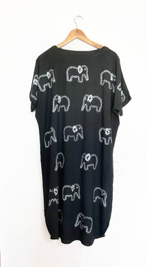 Black Herd - Cotton Shibori Dress