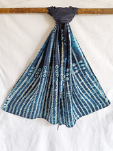 Load image into Gallery viewer, Midnight Sky -  Silk Shibori Stoles (22 inches by 80 inches)