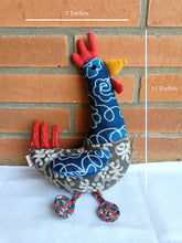 Load image into Gallery viewer, Cyril the Chicken – Upcycled handmade soft toy