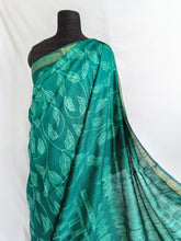 Load image into Gallery viewer, Creeper - Tussar silk shibori saree with blouse