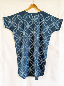 Blue Seedlings - Cotton Shibori Dress