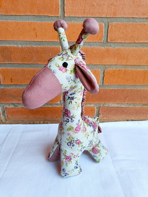 Brinda the giraffe  – Handmade soft toy (11.5”/9”/3”)