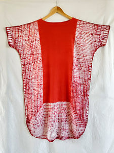 Manjadikuru - Cotton Shibori Dress