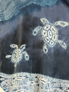 Turtles - Cotton Shibori Dress