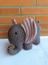 Load image into Gallery viewer, Billy the Elephant – Handmade soft toy elephant (10”/8”/3”)