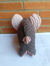 Load image into Gallery viewer, Billy the Elephant – Handmade soft toy elephant (10”/8”/3”)