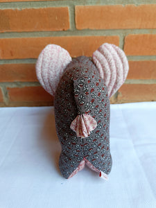 Billy the Elephant – Handmade soft toy elephant (10”/8”/3”)