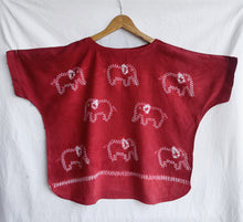 Load image into Gallery viewer, Elephant Song - Soft Shibori Cotton Top