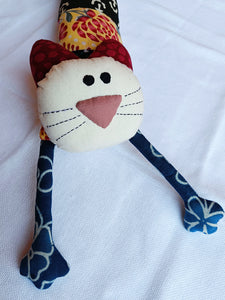 Purry – Upcycled handmade soft toy