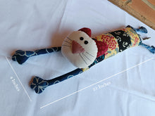 Load image into Gallery viewer, Purry – Upcycled handmade soft toy