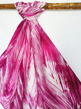 Load image into Gallery viewer, Pink River-  Silk Shibori Stoles (22 inches by 80 inches)