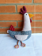 Load image into Gallery viewer, Charlie the Chicken – Upcycled handmade soft toy