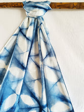 Load image into Gallery viewer, Phillipa -  Silk Shibori Stoles (22 inches by 80 inches)