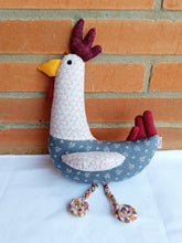 Load image into Gallery viewer, Charlie the Chicken – Upcycled handmade soft toy