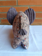 Load image into Gallery viewer, Pearl the Elephant - Handmade soft toy elephant (9”/7”/3”)