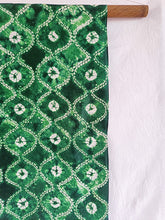 Load image into Gallery viewer, Forest Green -  Silk Shibori Stoles (22 inches by 80 inches)