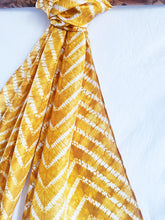 Load image into Gallery viewer, Sunshine -  Silk Shibori Stoles (22 inches by 80 inches)