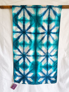 Maldives -  Silk Shibori Stoles (22 inches by 80 inches)