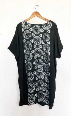 Orbs- Cotton Shibori Dress