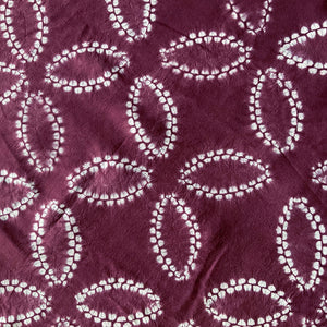 Bruised Plum - Soft Shibori Cotton Top